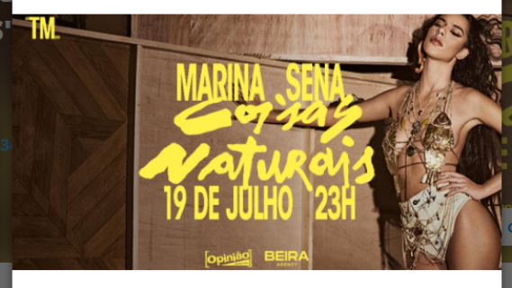 MARINA SENA - SHOW DO DISCO "COISAS NATURAIS"